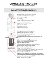 CHANCELIÈRE ÉVOLUTIVE POUR SIÈGE D'AUTO & POUSSETTE