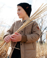 MANTEAU MI-SAISON POUR ENFANT, TAUPE (3 À 6 ANS)