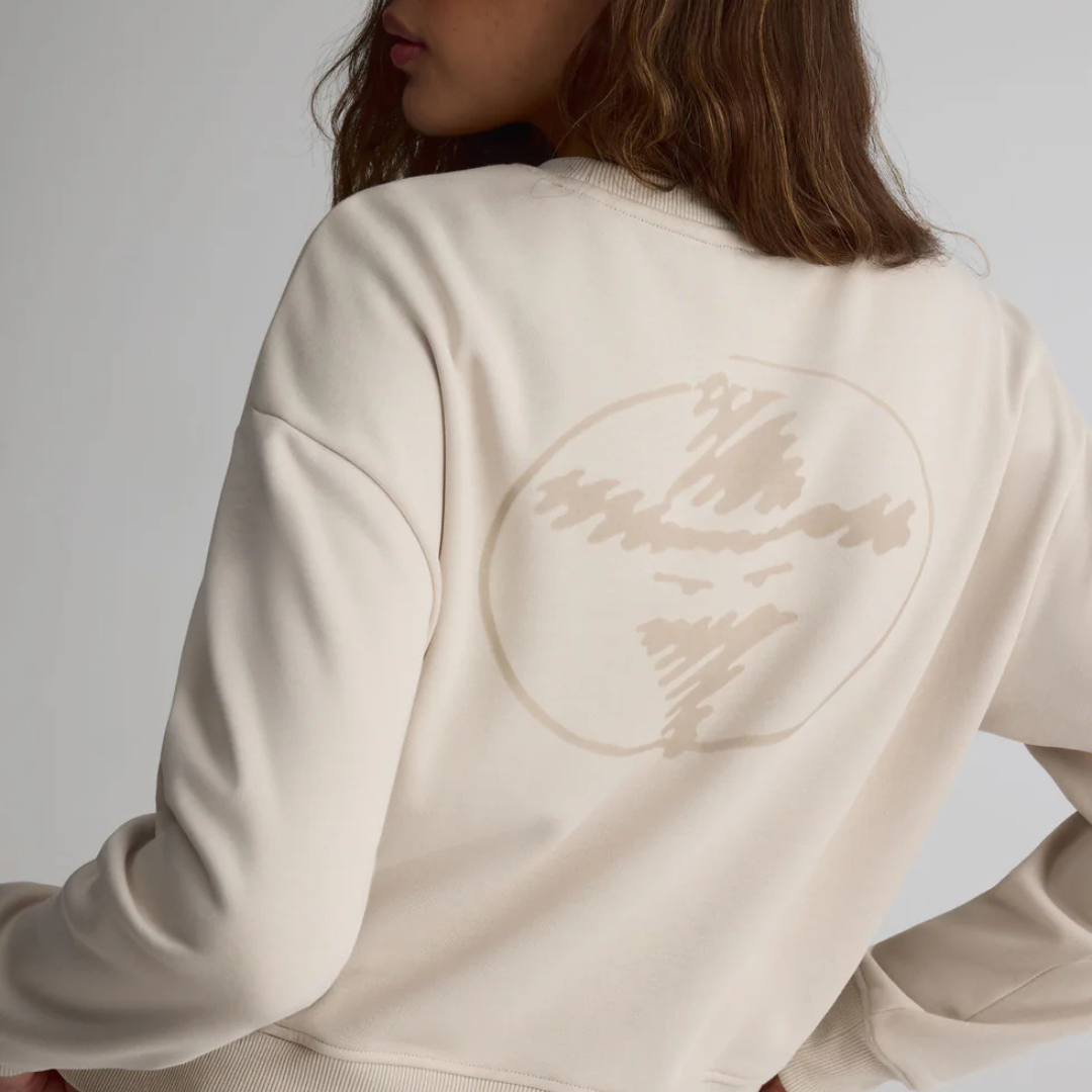 CHANDAIL MANCHES LONGUES FEMME LE MODERNE CRÈME G4413 HORS LA LOI MAHEU GO SPORT DOS