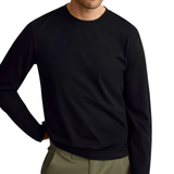 T-SHIRT MANCHES LONGUES HOMME LE DÉCONTRACTÉ NOIR G4510 HORS LA LOI MAHEU GO SPORT DEVANT MANNEQUIN