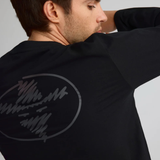 T-SHIRT MANCHES LONGUES HOMME LE DÉCONTRACTÉ NOIR G4510 HORS LA LOI MAHEU GO SPORT DOS