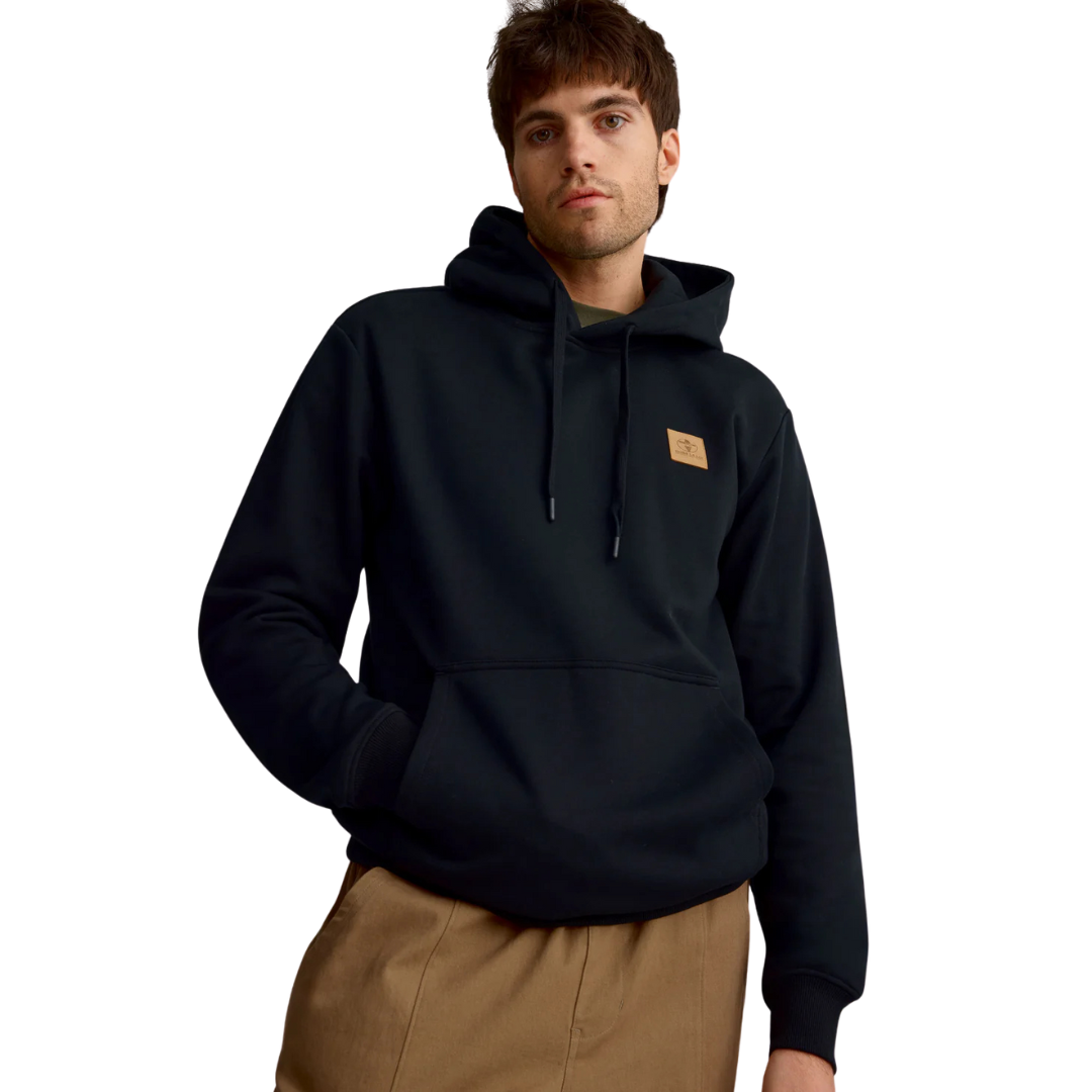 CHANDAIL A CAPUCHON HOMME LE CLASSIQUE NOIR G4513 HORS LA LOI MAHEU GO SPORT DEVANT