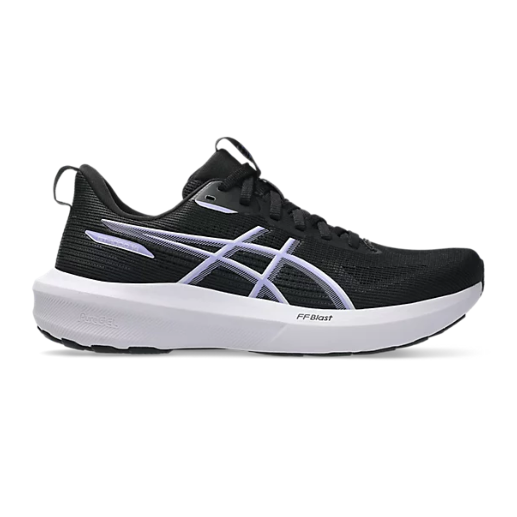 ESPADRILLE DE COURSE ASICS FEMME GT-1000 14 NOIR LILAS 1012B859 004 MAHEU GO SPORT CÔTÉ