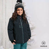 ENSEMBLE DE NEIGE GUSTI FILLE NOIR TURQUOISE EFFIE, 7-8ANS