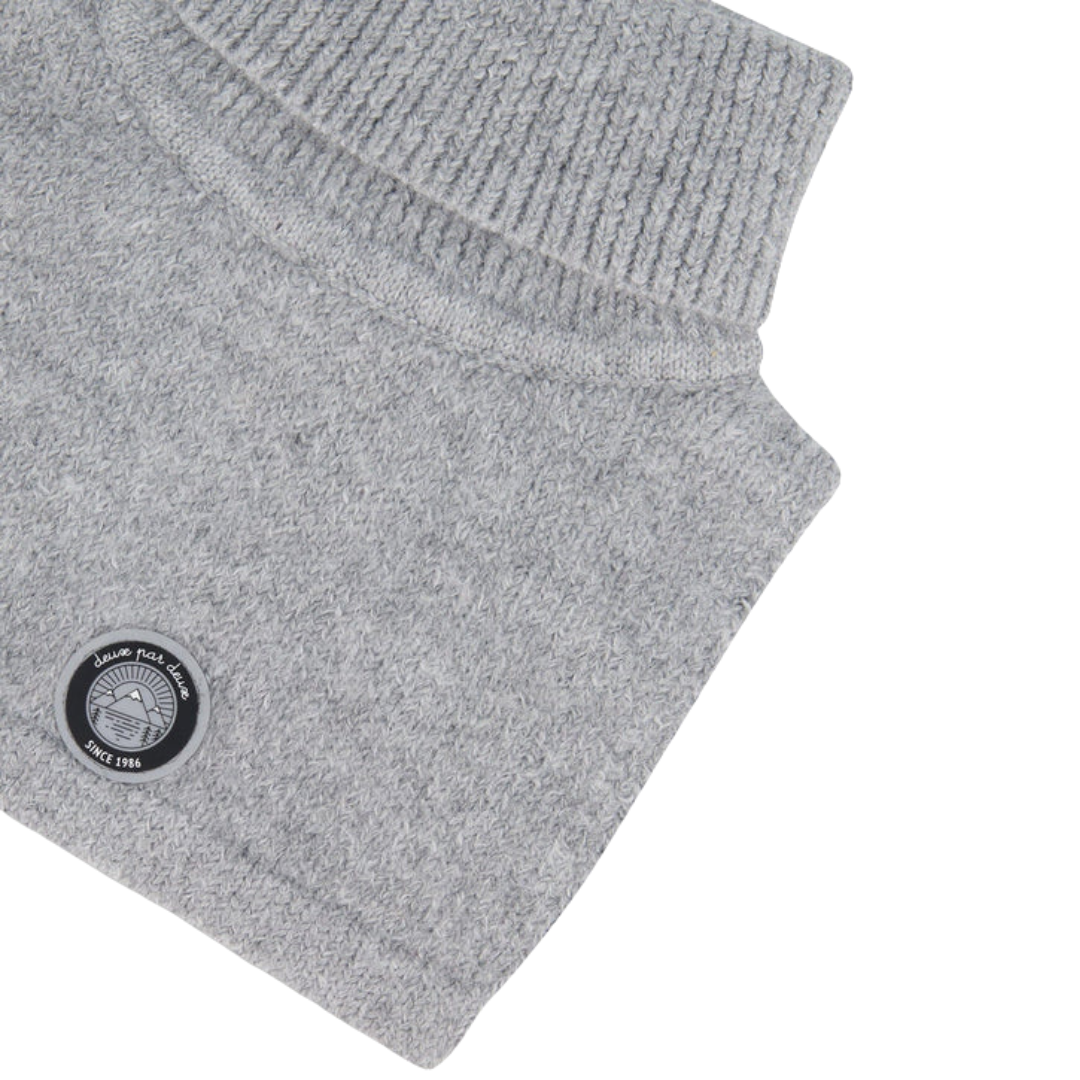 CACHE-COU EN TRICOT GRISE (6 mois À 14 ans) H10XT3 194 DEUX PAR DEUX MAHEU GO SPORT DETAIL