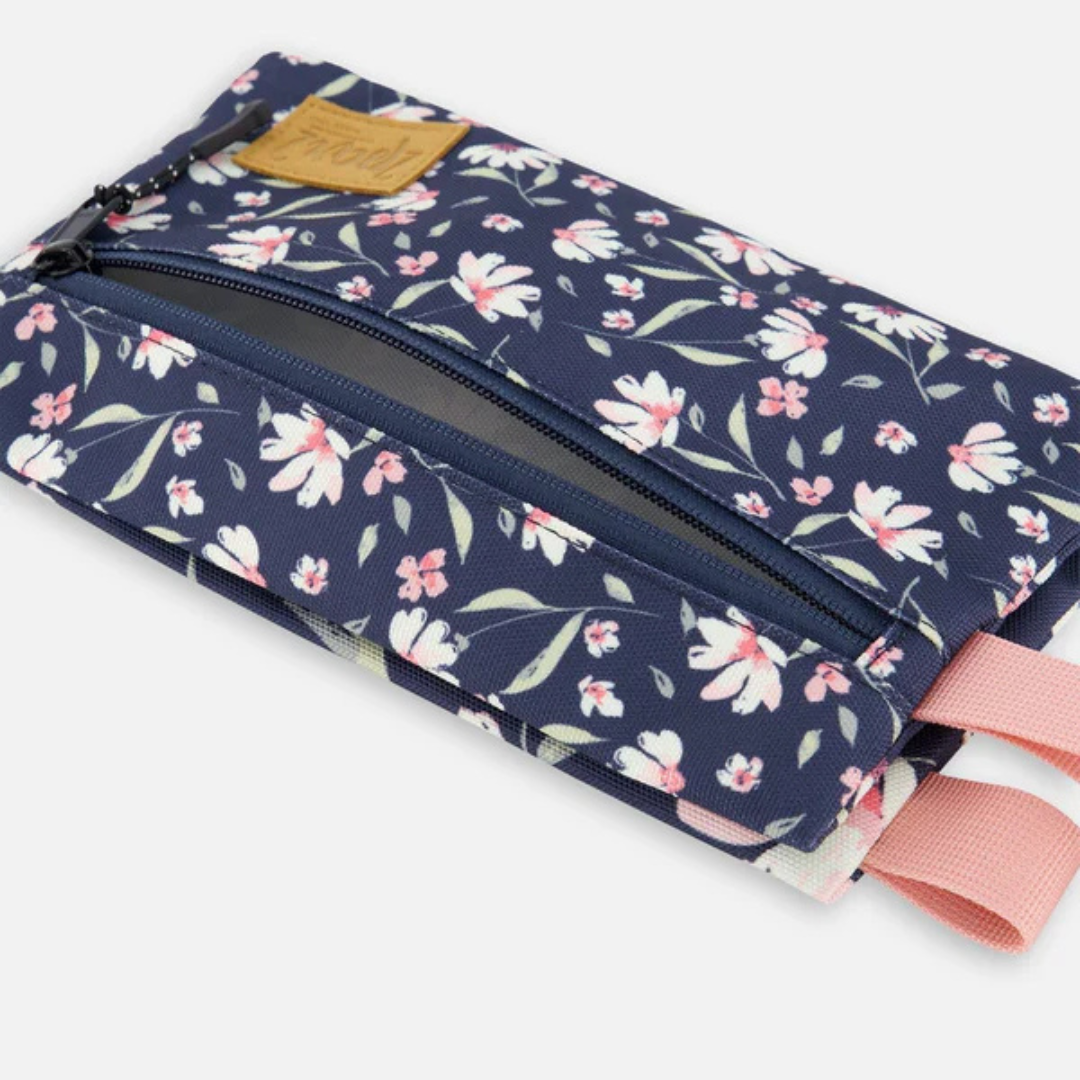 ÉTUI À CRAYONS MARINE À IMPRIMÉ FLEURS - Maheu Go Sport