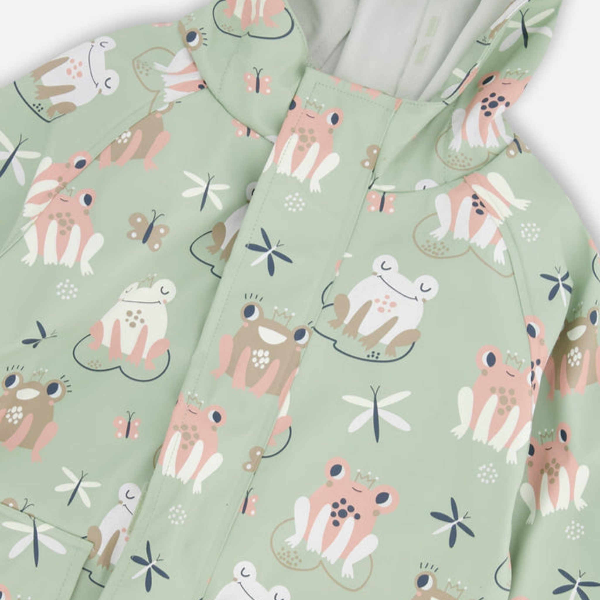 MANTEAU DE PLUIE FILLE, GRENOUILLES 2 À 4 ANS