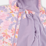ENSEMBLE 2 PIÈCES MI-SAISON DEUX PAR DEUX FILLE FLEURS H30W52 004 MAHEU GO SPORT MANTEAU INTERIEUR