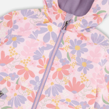 ENSEMBLE 2 PIÈCES MI-SAISON FILLE, FLEURS 2 À 5 ANS