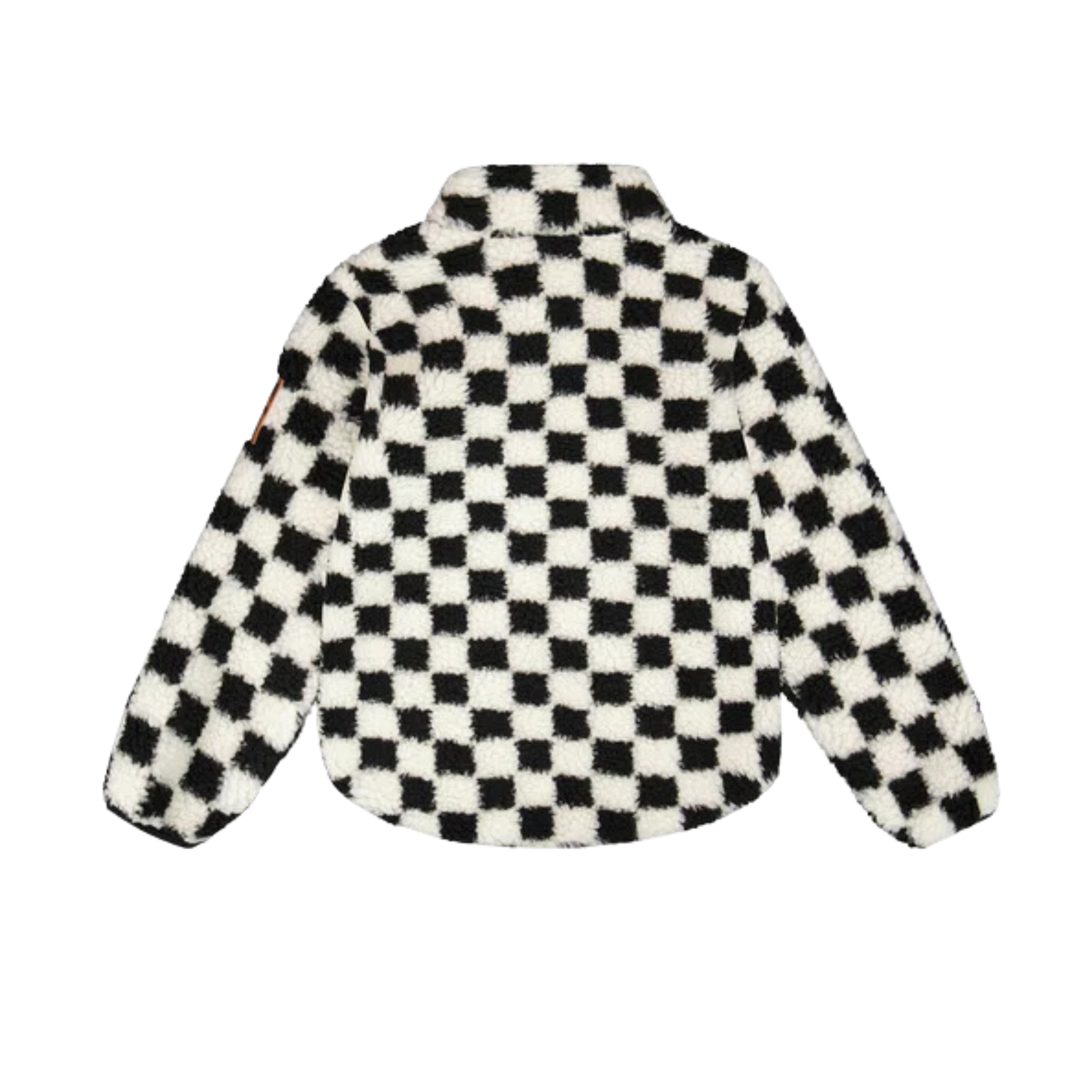 MANTEAU SHERPA ENFANT DEUX PAR DEUX DAMIER NOIR 5 10 ANS H30W61 3H039 MAHEU GO SPORT DOS