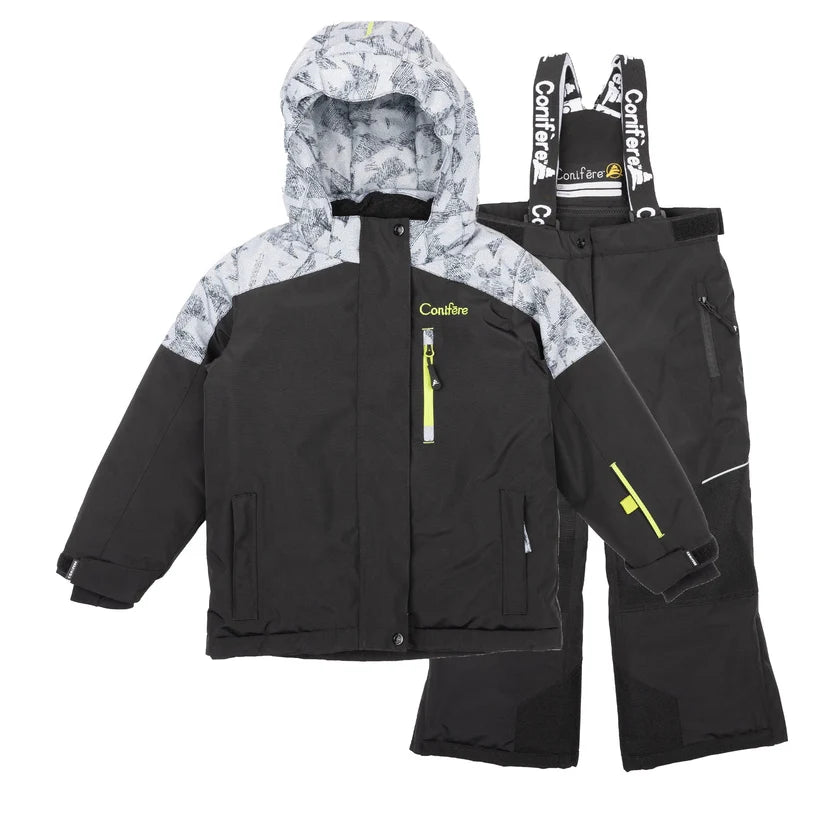 HABIT HIVER 2 PIECES CONIFERE ENFANT QUERCUS NOIR (2 À 16 ANS) MAHEU GO SPORT