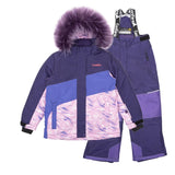 HABIT HIVER POUR ENFANT, PENDULA MAUVE (2 À 6X ANS) CONIFERE MAHEU GO SPORT