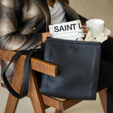 SHOULDER BAG, HAPPY 20 BLACK