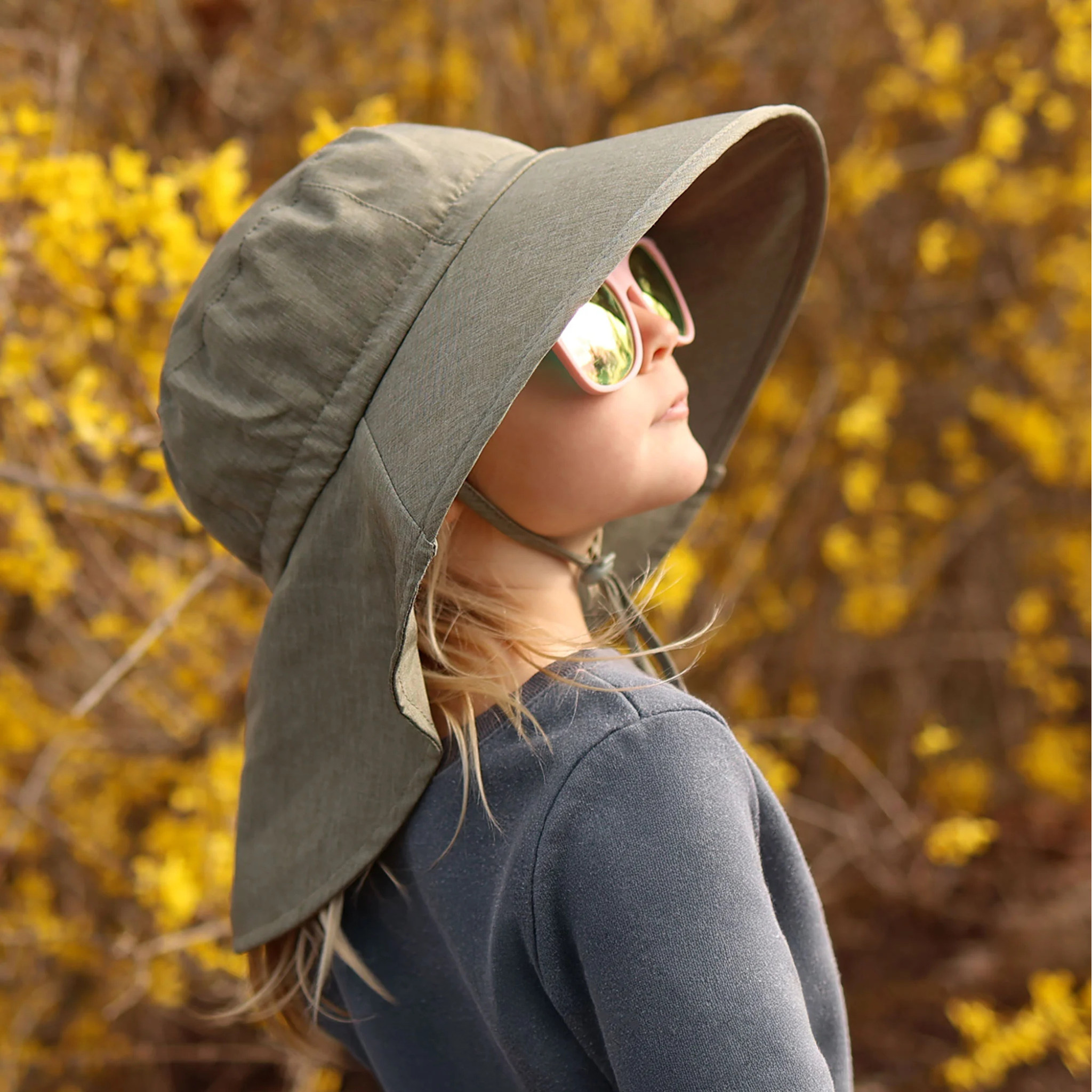 CHAPEAU SOLEIL AJUSTABLE JAN & JUL ENFANT XPLORER VERT HAV0 AGR MAHEU GO SPORT MANNEQUIN SOLEIL