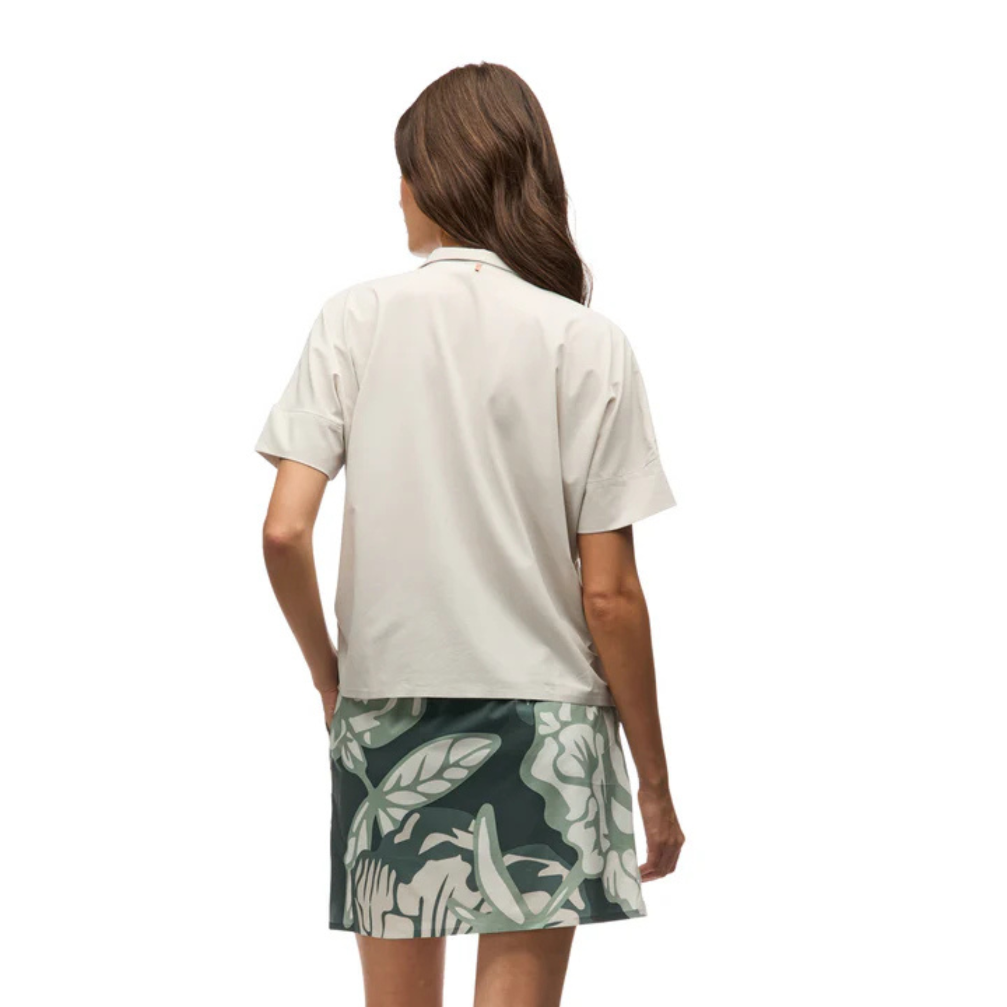 CHEMISE MANCHES COURTES INDYEVA FEMME HAVADA OYSTER S26T0054 MAHEU GO SPORT DOS