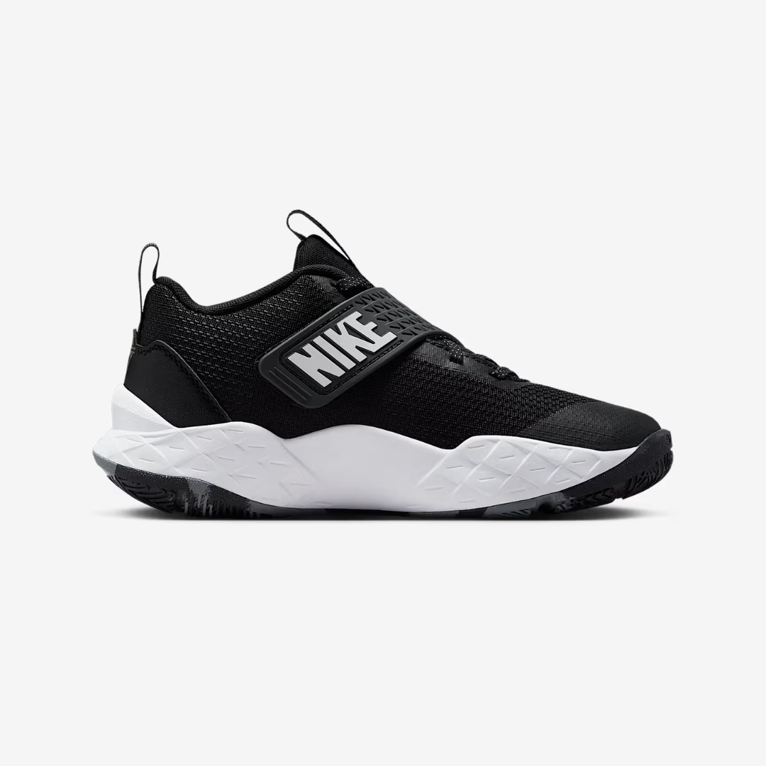 ESPADRILLE JUNIOR TEAM HUSTLE D 12 NOIR BLANC 4 À 6 HF6279 002 NIKE  MAHEU GO SPORT CÔTÉ INTÉRIEUR