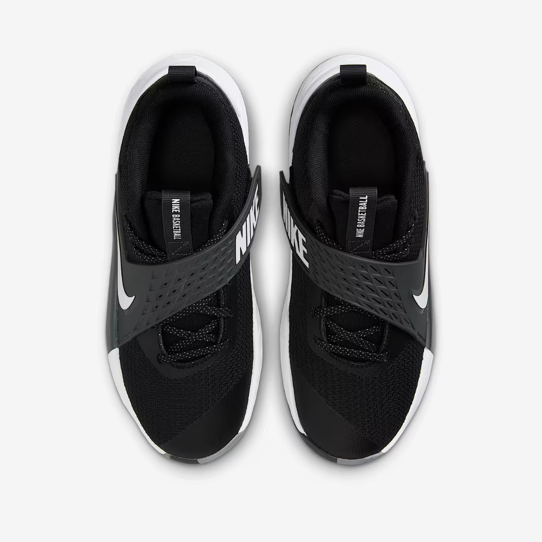 ESPADRILLE JUNIOR TEAM HUSTLE D 12 NOIR BLANC 4 À 6 HF6279 002 NIKE  MAHEU GO SPORT PAIRE DESSUS