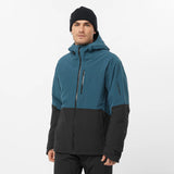 MANTEAU SKI HOMME HIGHLAND MARINE LC2353600 SALOMON MAHEU GO SPORT DEVANT MANNEQUIN