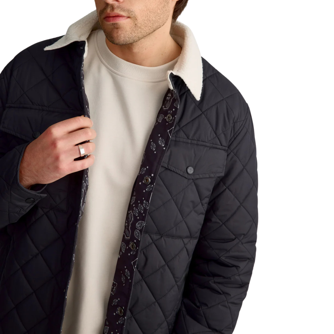 SURCHEMISE POUR HOMME, LA POPULAIRE NOIR