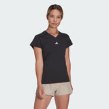 T-SHIRT POUR FEMME, AEROREADY TRAIN ESSENTIALS NOIR