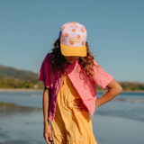 CASQUETTE HEADSTER KIDS ENFANT HORIZON SUN ROSE JAUNE HTCSSP26H1 MAHEU GO SPORT DEVANT MANNEQUIN