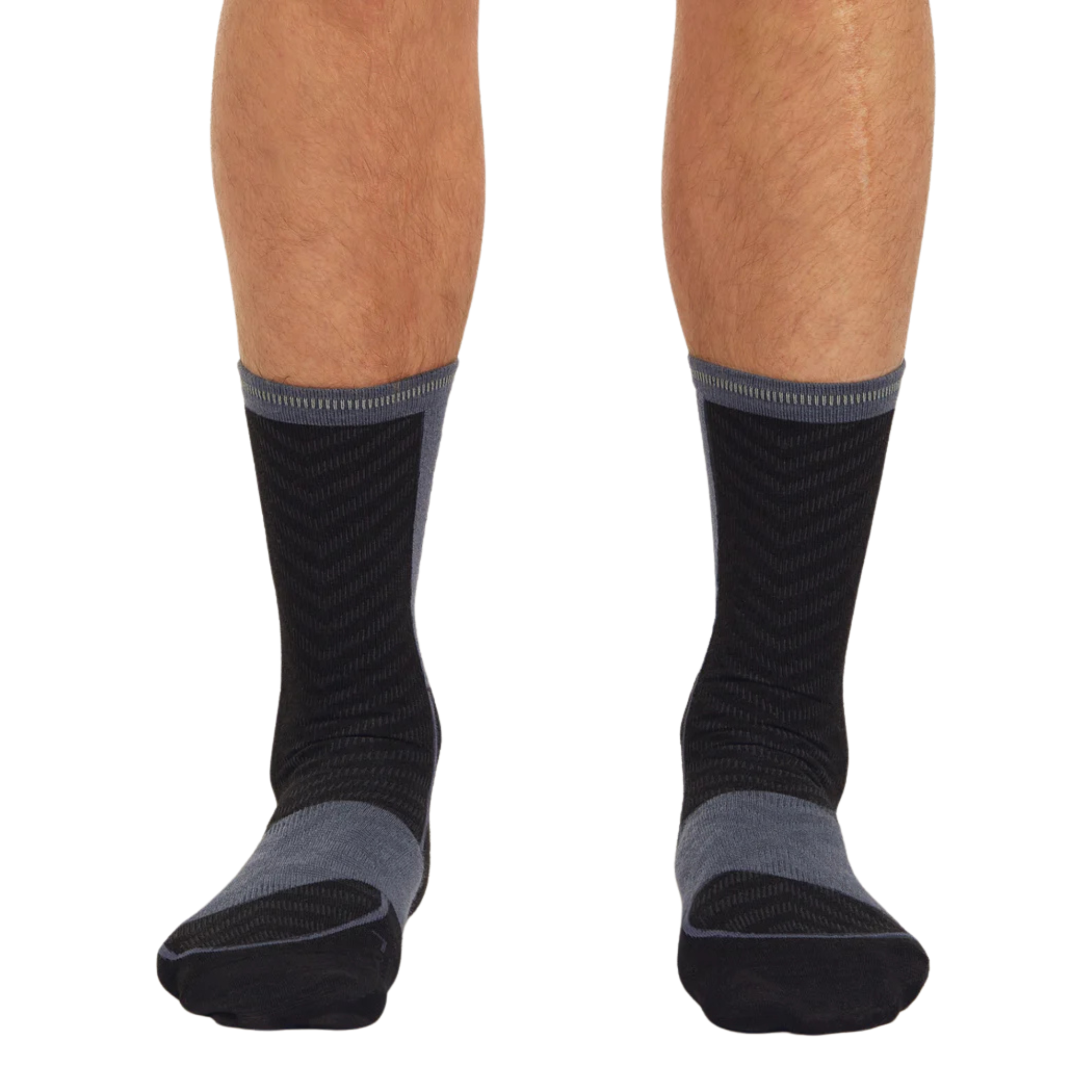 CHAUSSETTES MÉRINO HOMME, BLEND RUN+ ULTRALIGHT NOIR