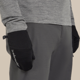 MITAINES CONVERTIBLES ADULTE, 200 OASIS NOIR