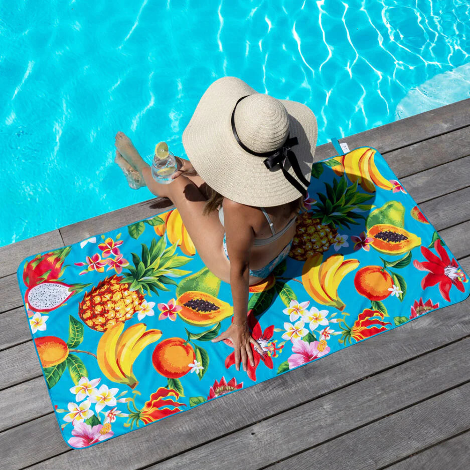 MICROFIBER BEACH TOWEL, ISLAND OF FLAVORS