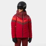 MANTEAU SKI FEMME, IMPÉRIAL PUFFY ROUGE MARS 65699 HELLY HANSEN MAHEU GO SPORT DEVANT MANNEQUIN