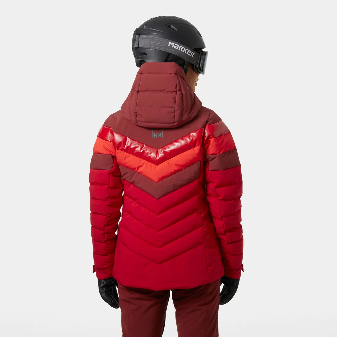 MANTEAU SKI FEMME, IMPÉRIAL PUFFY ROUGE MARS 65699 HELLY HANSEN MAHEU GO SPORT DOS MANNEQUIN