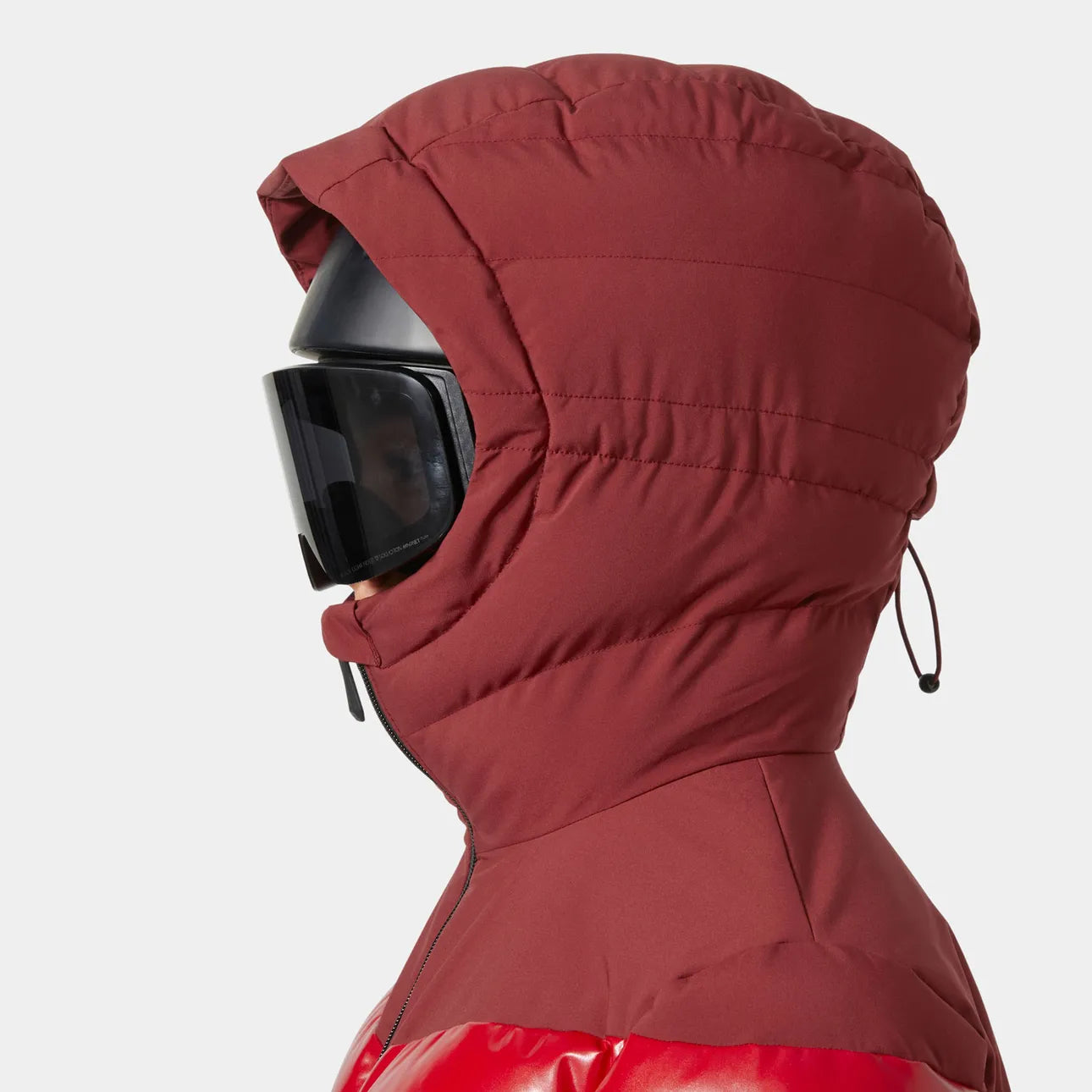 MANTEAU SKI FEMME, IMPÉRIAL PUFFY ROUGE MARS