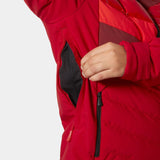 MANTEAU SKI FEMME, IMPÉRIAL PUFFY ROUGE MARS
