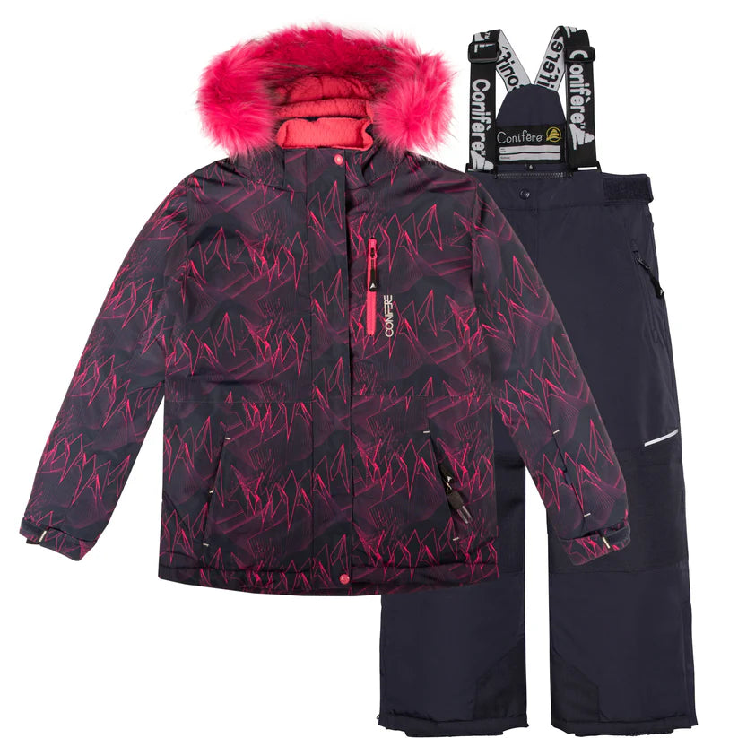 HABIT HIVER 2 PIÈCES FILLE, IRAZU FUCHSIA (8 À 16 ANS) CONIFERE MAHEU GO SPORT DEVANT