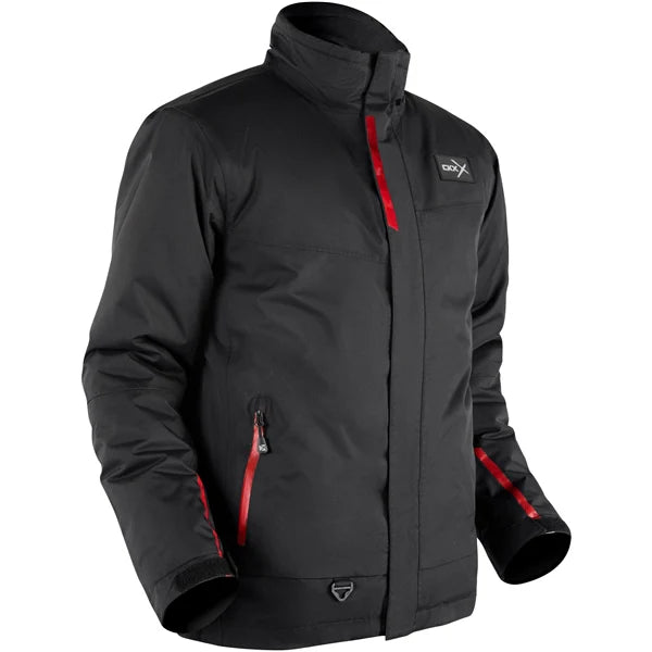 MANTEAU MOTONEIGE HOMME JOURNEY NOIR ROUGE 608441 CKX maheu go sport devant