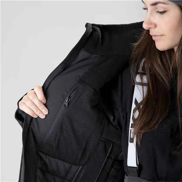 MANTEAU MOTONEIGE FEMME, KELTON NOIR (M À 2XL)