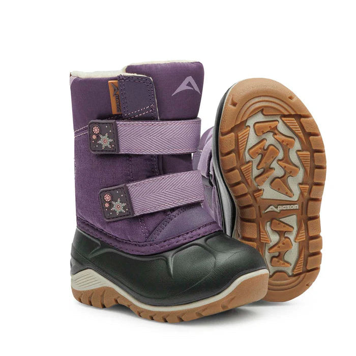 BOTTES HIVER ENFANT KIDDY MAUVE 11 et 12 A8388 J19 ACTON MAHEU GO SPORT PAIRE