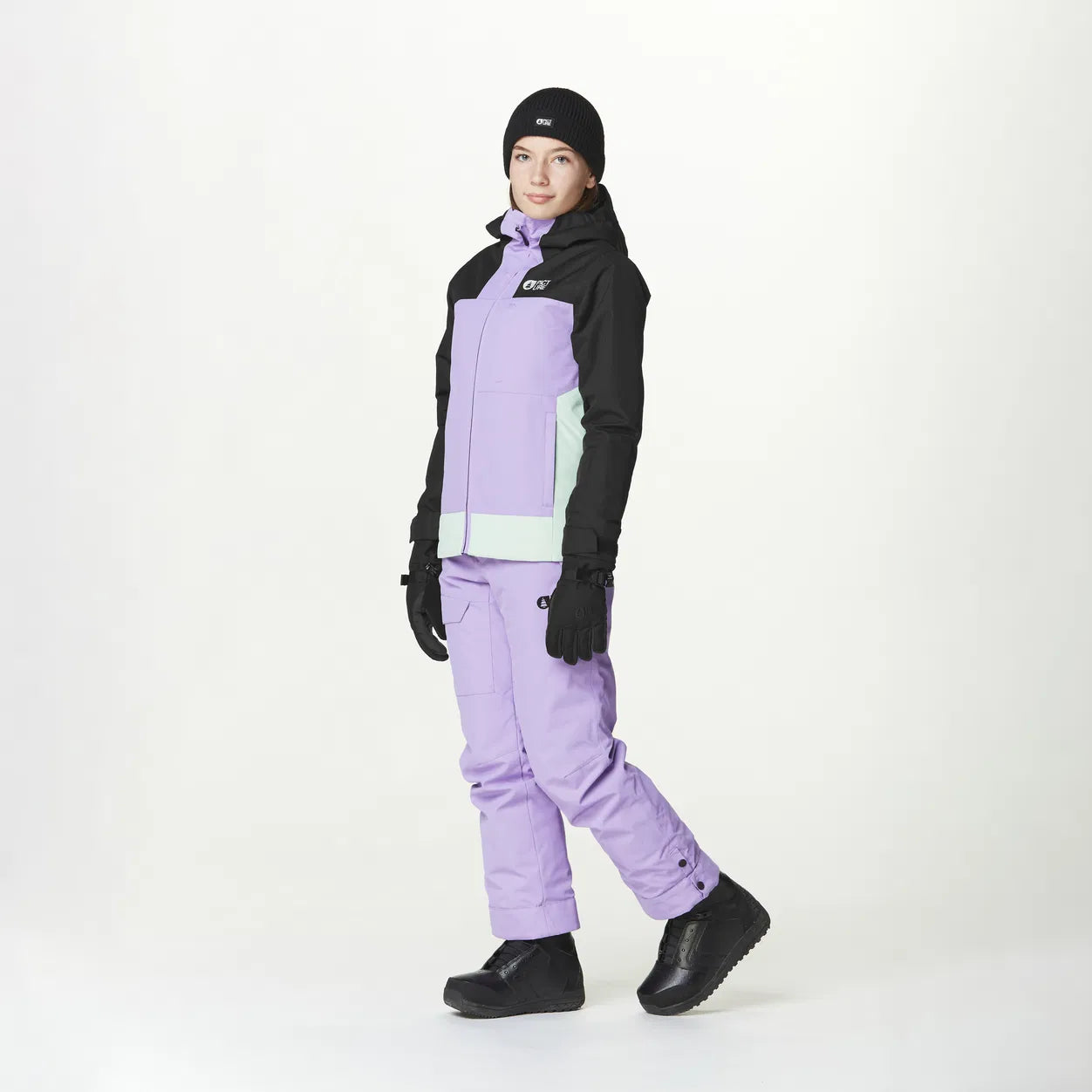 MANTEAU HIVER FILLE SEADY PAISLEY PURPLE 8 À 14 ANS KVT0114 B PICTURE MAHEU GO SPORT CÔTÉ MANNEQUIN PLEIN PIED