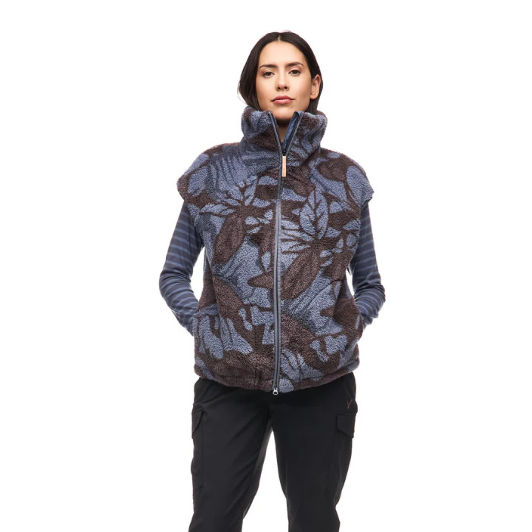 VESTE SANS MANCHE FEMME LAMPAAT PEONIA PRINT INDYEVA MAHEU GO SPORT DEVANT