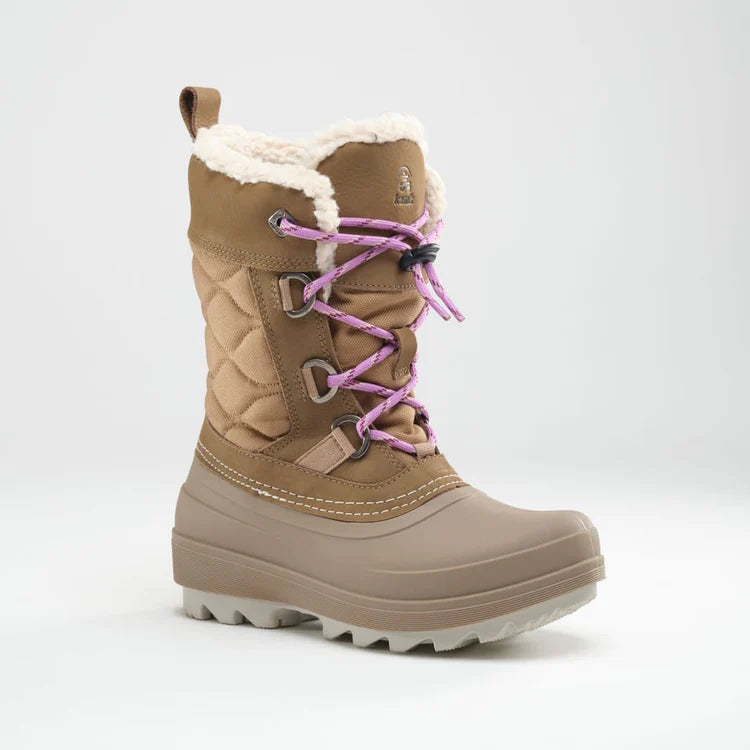 BOTTE HIVER ENFANT LAUREN HI FOSSILE 1 À 6 NF4471 KAMIK MAHEU GO SPORT ANGLE