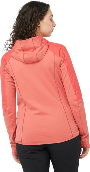 MANTEAU SALOMON POUR FEMME, OUTLINE AS HYBRID MID FADED ROSE