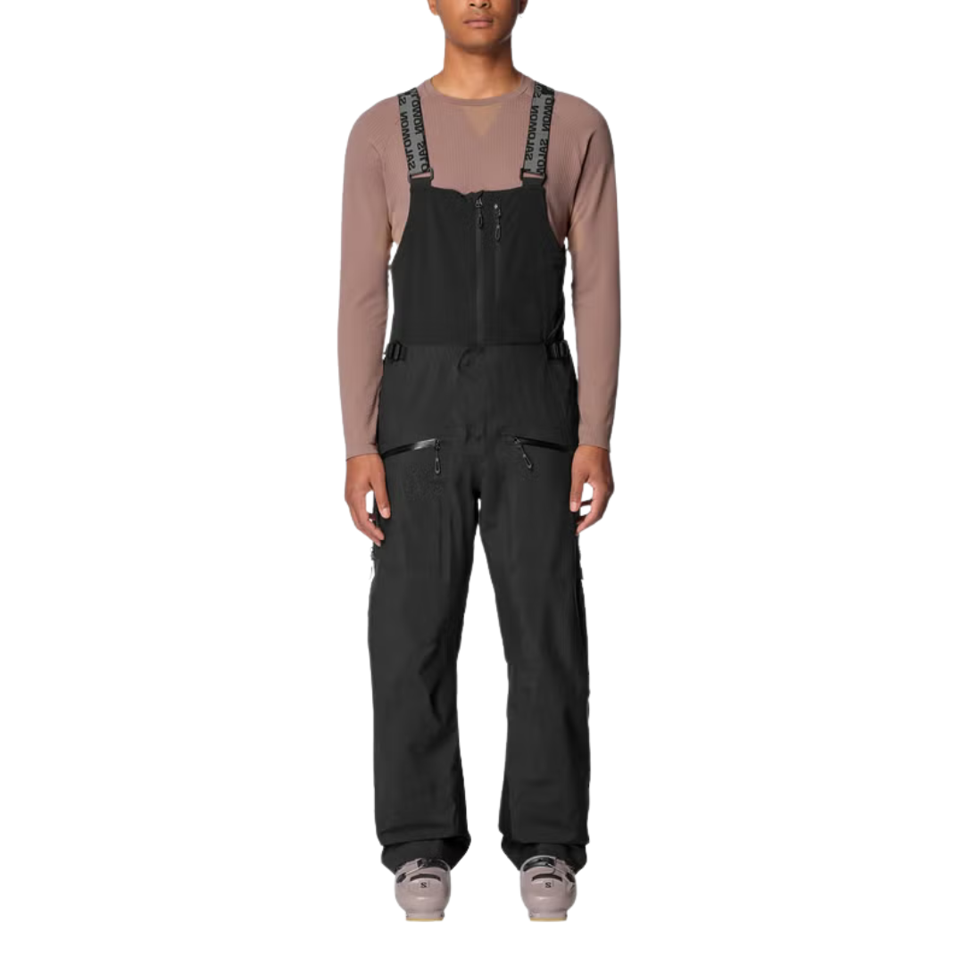 SALOPETTE SKI NON ISOLÉE HOMME ABSOLUTE 3L NOIR LC2323200 SALOMON MAHEU GO SPORT MANNEQUIN DEVANT