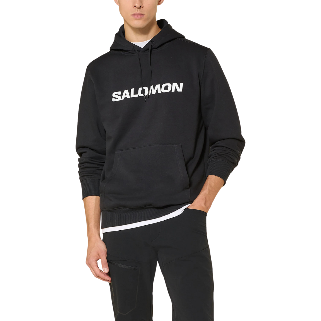 CHANDAIL À CAPUCHON HOMME LOGO LC2525200 SALOMON MAHEU GO SPORT DEVANT MANNEQUIN
