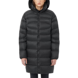 MANTEAU DUVET FEMME OUTLINE NOVELTY NOIR LC2615400 SALOMON MAHEU GO SPORT DEVANT MANNEQUIN