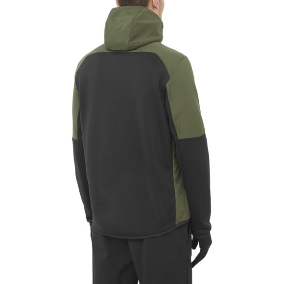 MANTEAU HYBRID HOMME OUTLINE WARM LC2615600 SALOMON MAHEU GO SPORT DOS MANNEQUIN