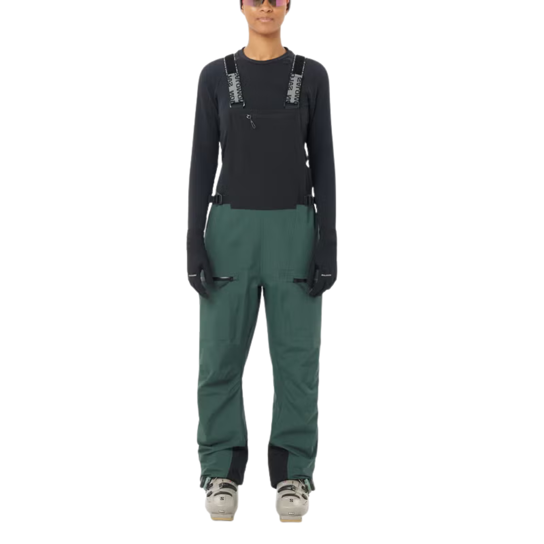 pantalon ski femme salomon WOMEN'S ABSOLUTE 3L SKI BIB GREEN GABLES LC2619000 SALOMON – Maheu Go Sport