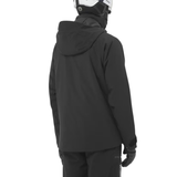 MANTEAU SKI HOMME BRILLIANT NOIR LC2635000 SALOMON MAHEU GO SPORT DOS MANNEQUIN