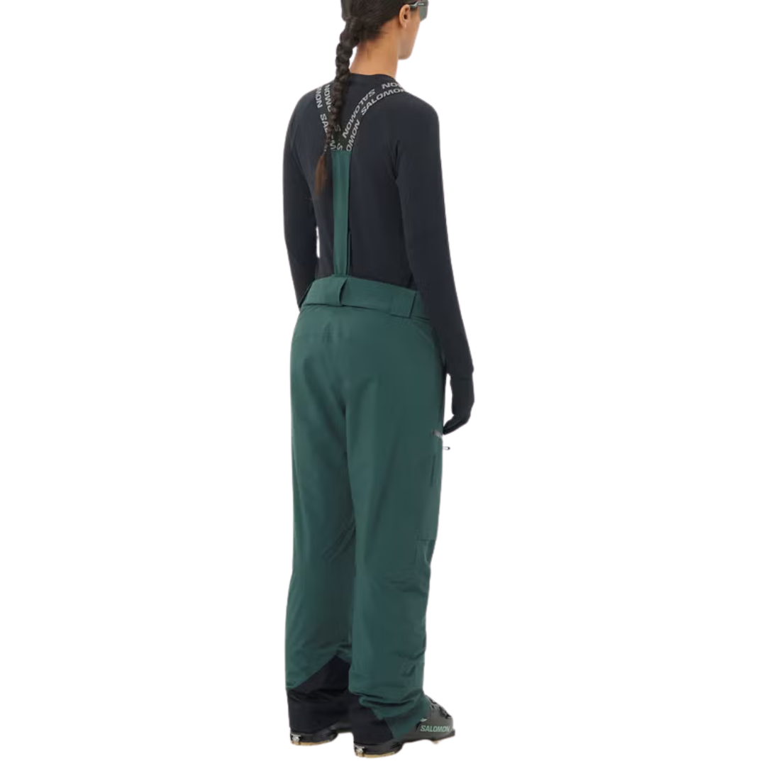 PANTALON SKI FEMME BRILLIANT GREEN GABLES LC2636600 SALOMON MAHEU GO SPORT DOS MANNEQUIN