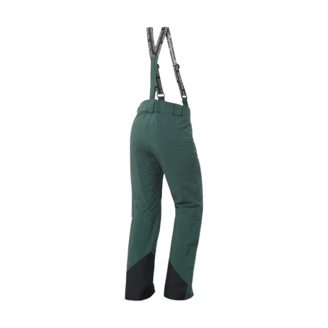 PANTALON SKI FEMME BRILLIANT GREEN GABLES LC2636600 SALOMON MAHEU GO SPORT DOS