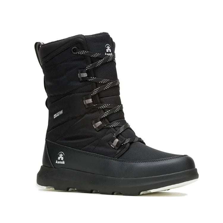 BOTTE HIVER FEMME LEA MID NOIR NF2508N KAMIK MAHEU GO SPORT