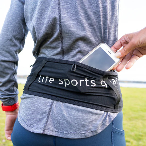 CEINTURE D'HYDRATATION, AIR FLOW NOIR LS-AFLOW01 LIFE SPORTS GEAR MAHEU GO SPORT POCHES CELLULAIRE